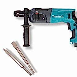 Перфоратор Makita HR2470 с комплектом долот