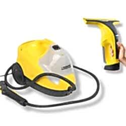 Пароочиститель Karcher SC4 в комплекте со стеклоочистителем Karcher WV 6